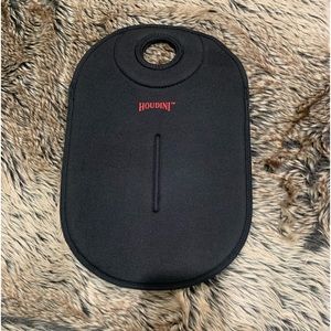 Houdini Black Neoprene Double Wine Bottle Tote Carrier 🍾